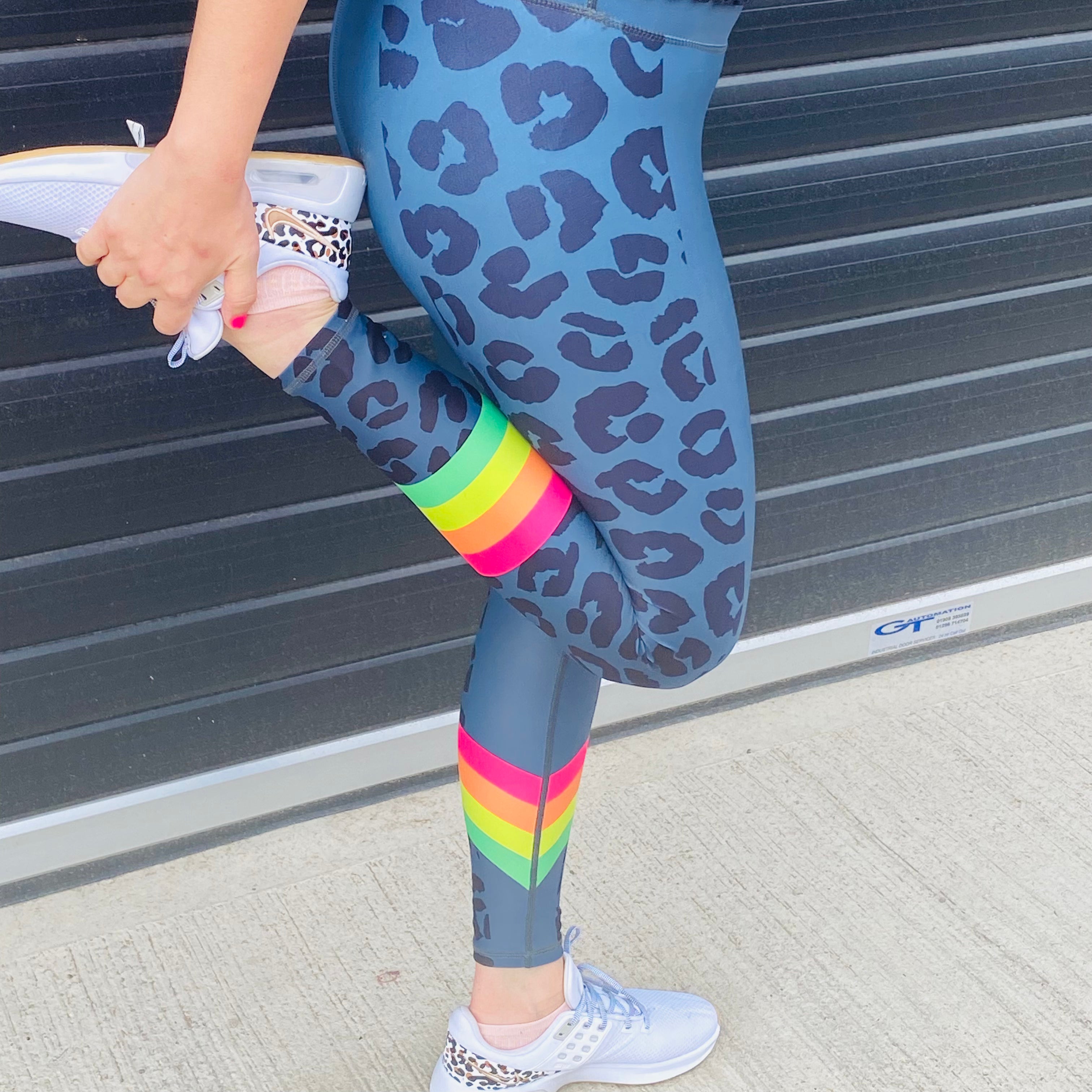 Rainbow gym leggings shop