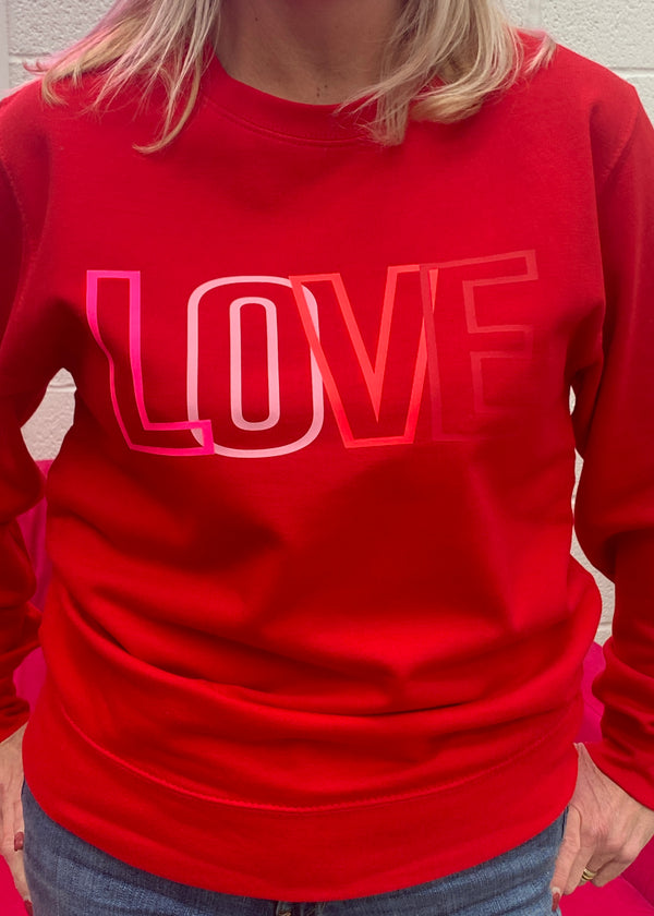 NEON LOVE sweatshirt