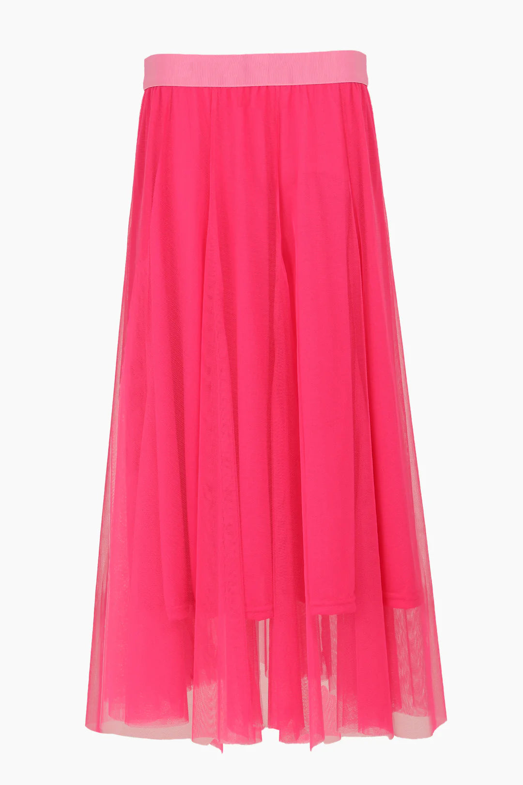 Hot pink tulle skirt