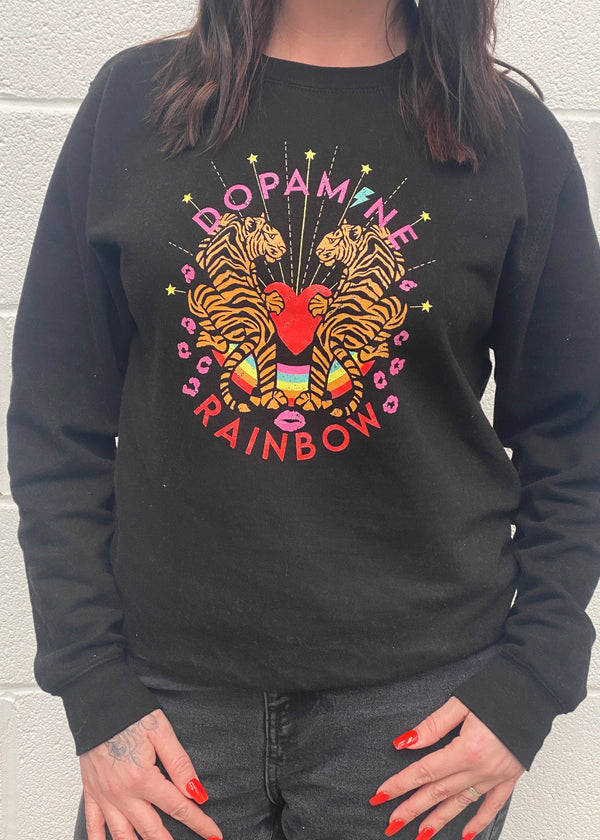 Dopamine Rainbow sweatshirt