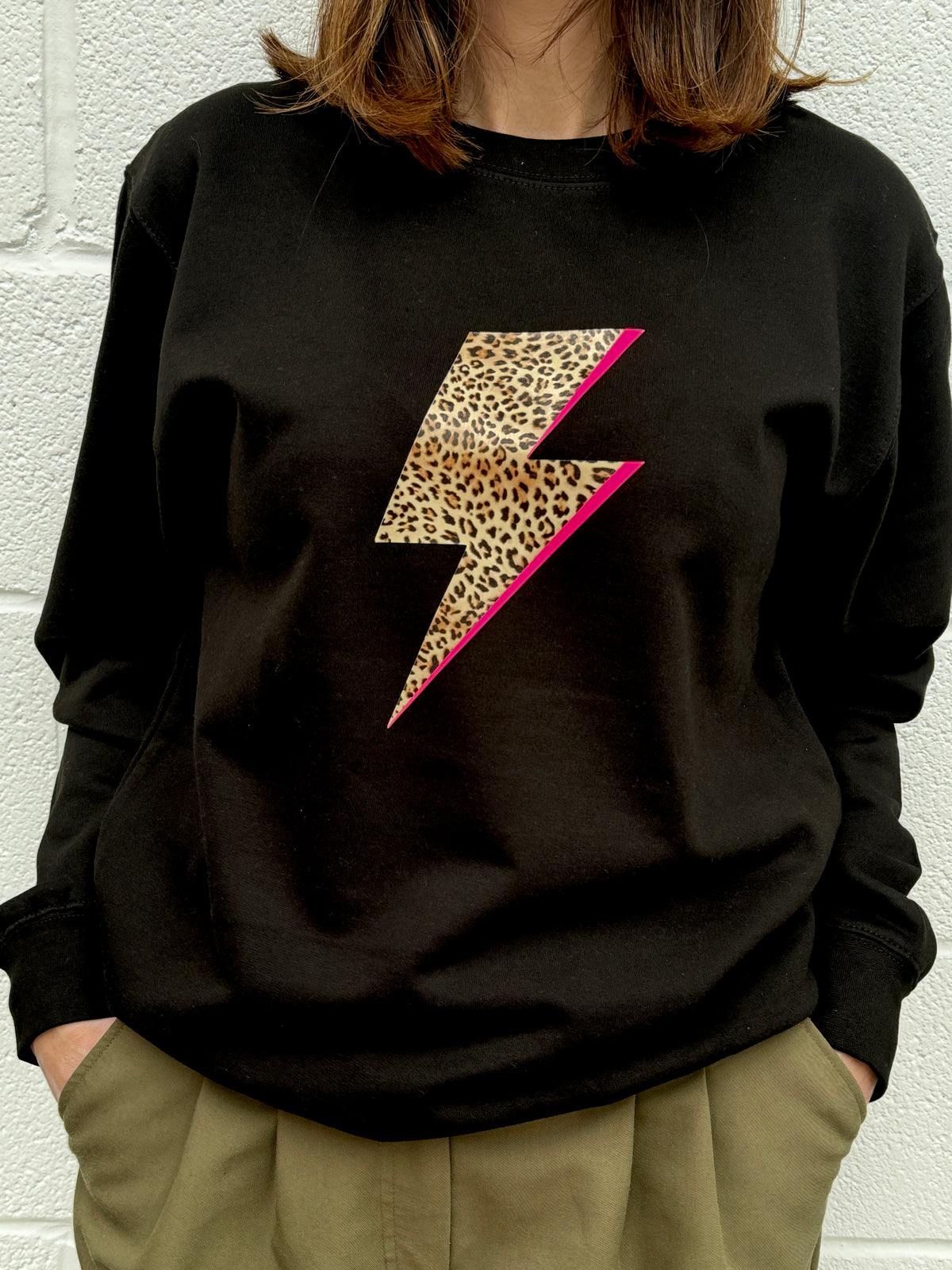 LEOPARD BOLT FLASH sweatshirt