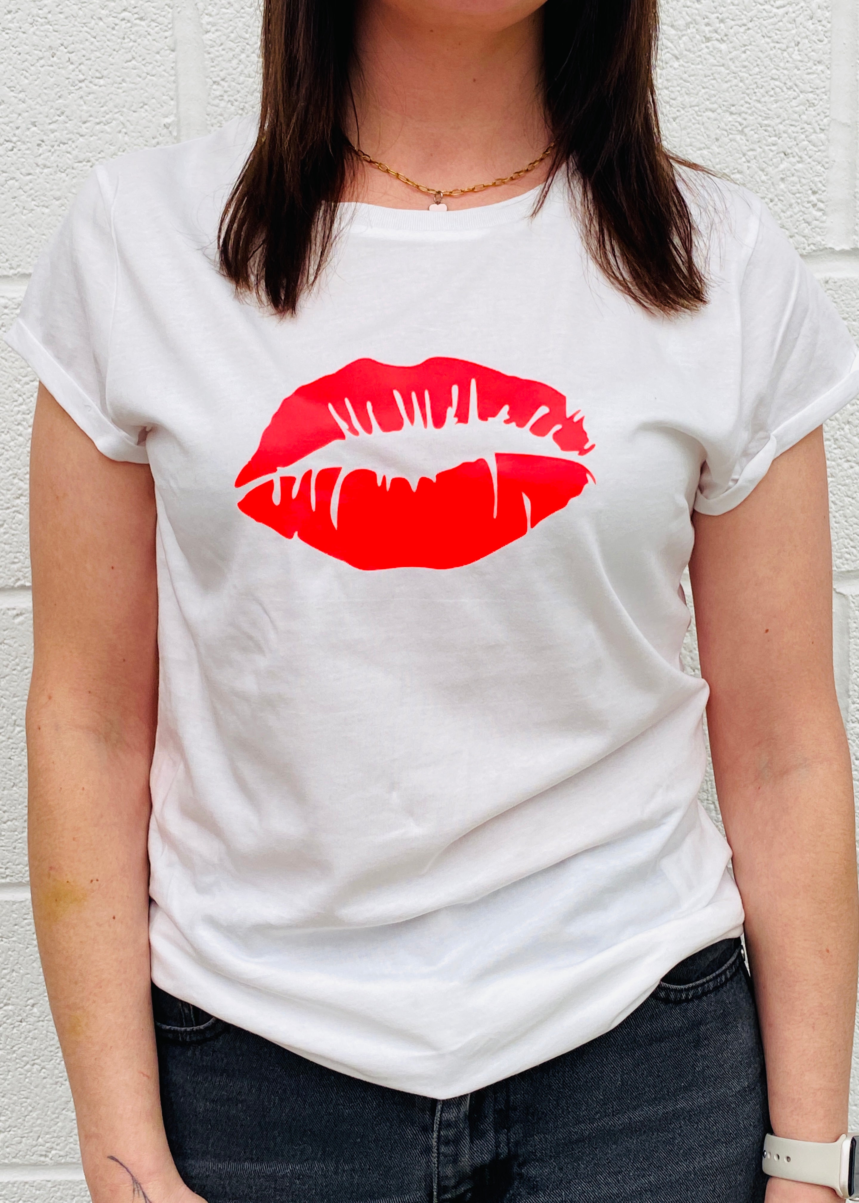 KISS t shirt – Neon Marl