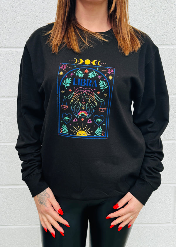 Libra Rainbow Zodiac Sweatshirt