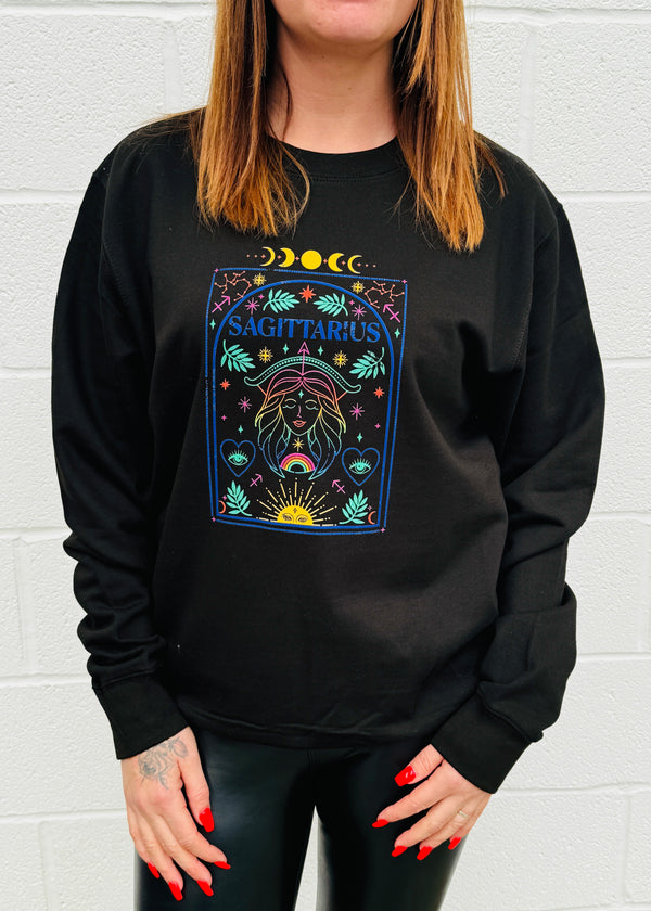 Sagittarius Rainbow Zodiac Sweatshirt