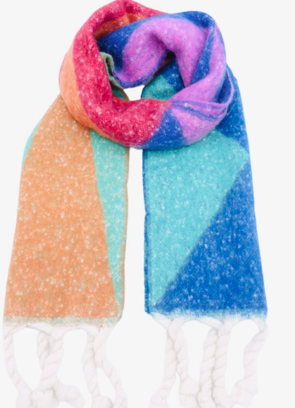 Rainbow Chevron scarf