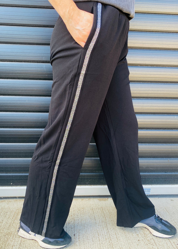 Dopamine Sparkle Stripe joggers trousers