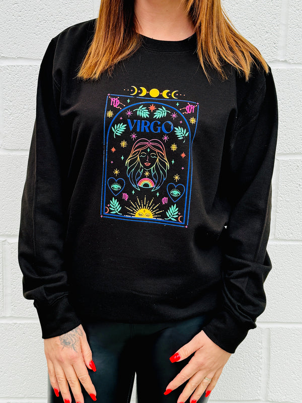 Virgo Rainbow Zodiac Sweatshirt