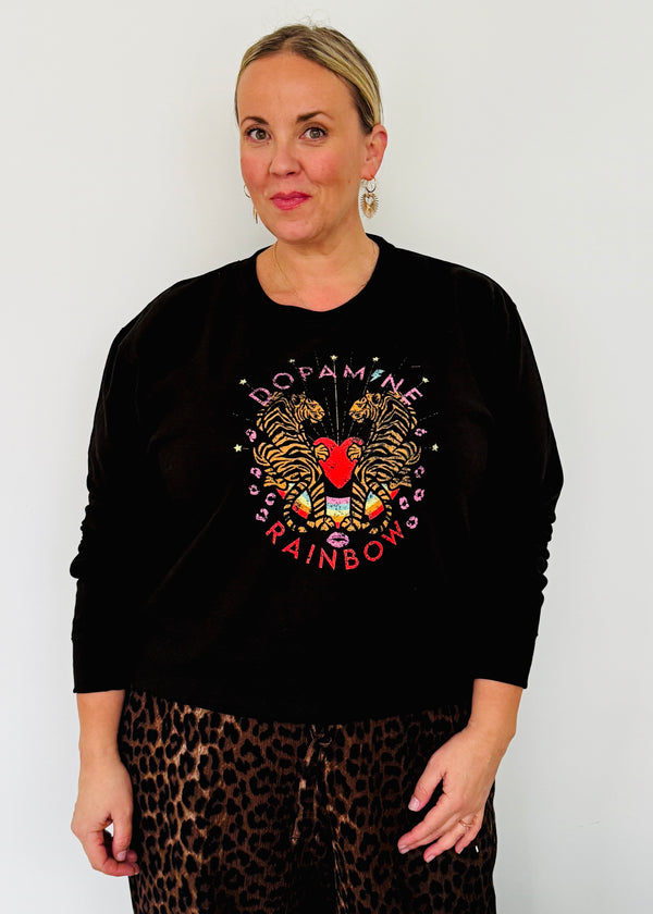 Dopamine Rainbow sweatshirt