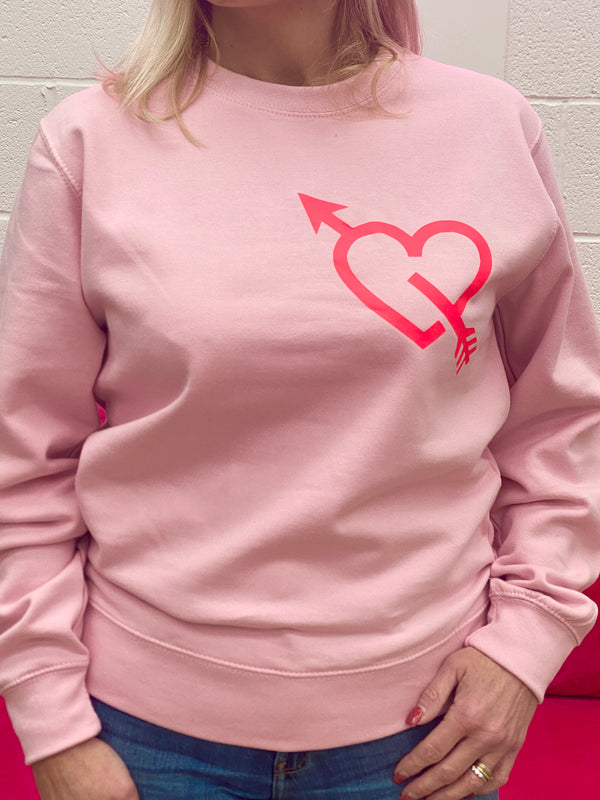 Valentine's CUPID HEART Sweatshirt