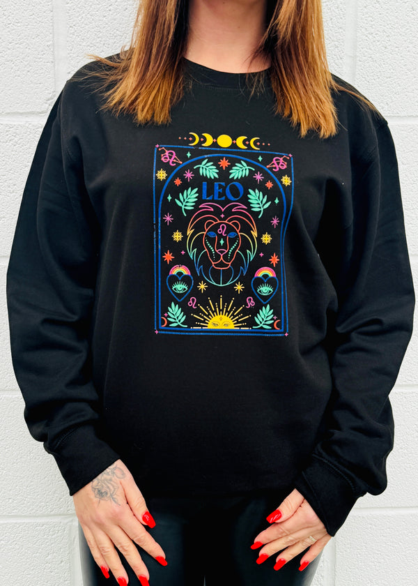 Leo Rainbow Zodiac Sweatshirt