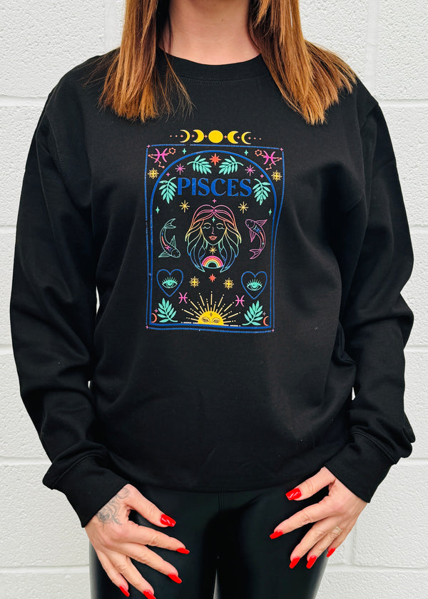 Pisces Rainbow Zodiac Sweatshirt