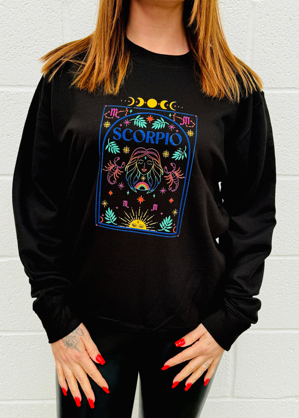 Scorpio Rainbow Zodiac Sweatshirt