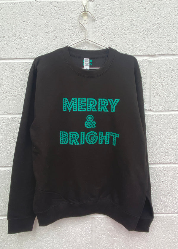 Christmas MERRY & BRIGHT sweatshirt