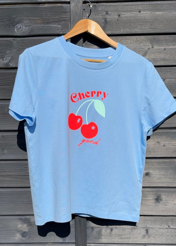 Baby blue Cherry Good t shirt