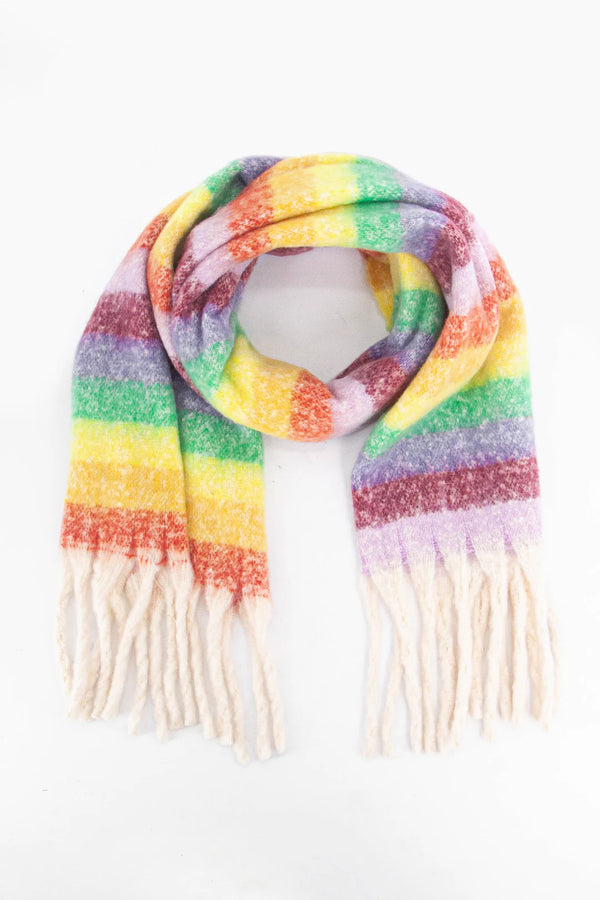 Bright Rainbow scarf