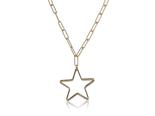 Gold Star Chain necklace