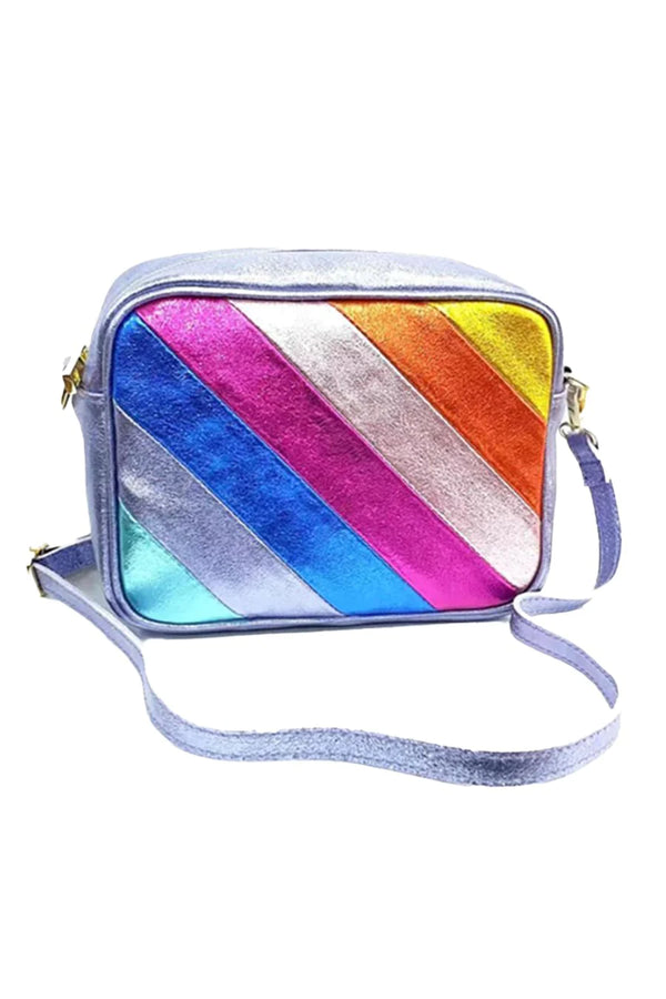 Dopamine Rainbow leather crossbody handbag