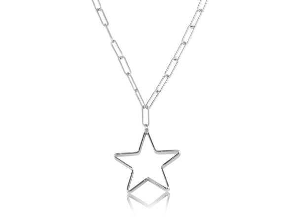 Silver Star Chain necklace