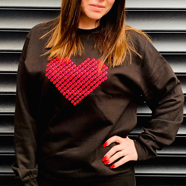 Valentine's DOT HEART Sweatshirt