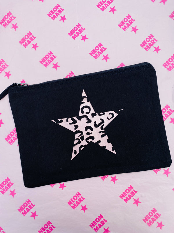 LEOPARD STAR pouch