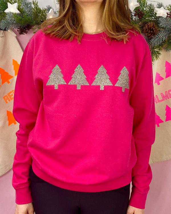 Christmas Glitter TREES sweatshirt