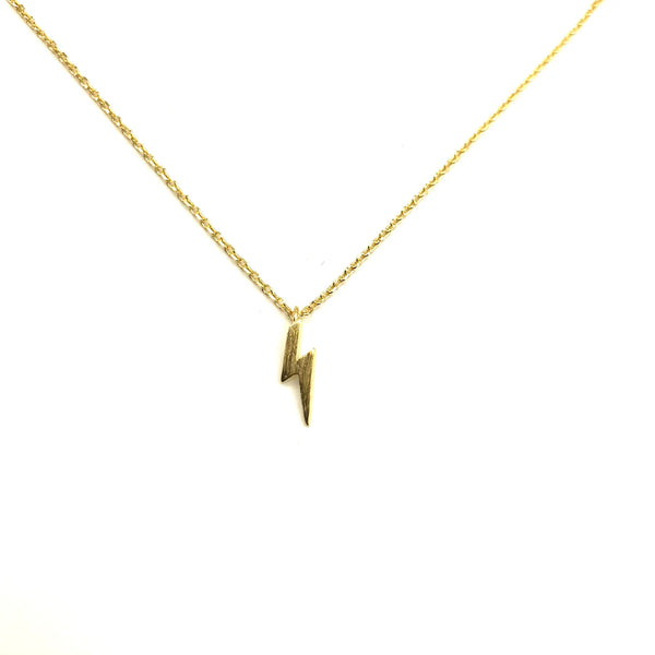 Single Bolt charm necklace